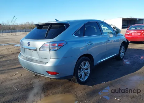 2010 Lexus Rx 450H from USA, damaged, VIN JTJZB1BA1A2000444